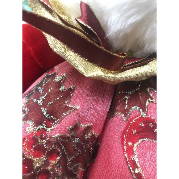 PBC International Rare Multicolor Bear Plushy Ornament Plush Holiday’s Themed 9" - Picture 13 of 16